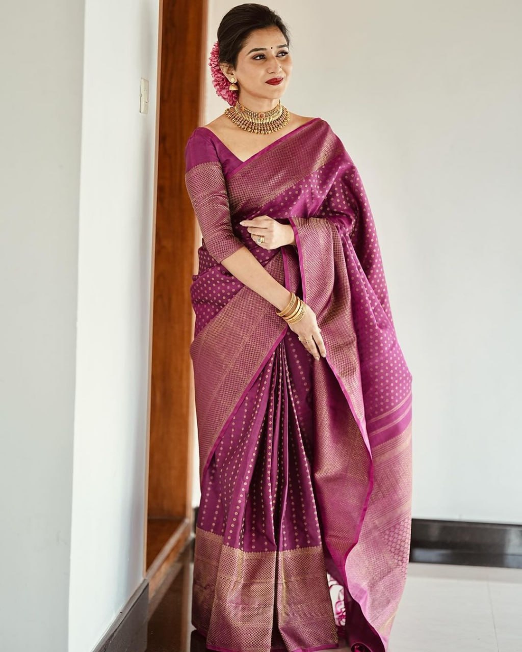Rupali – Banarasi Soft Silk Saree
