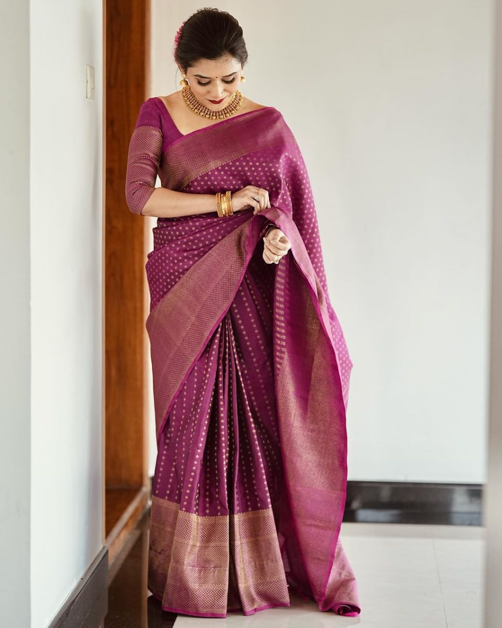 Rupali – Banarasi Soft Silk Saree