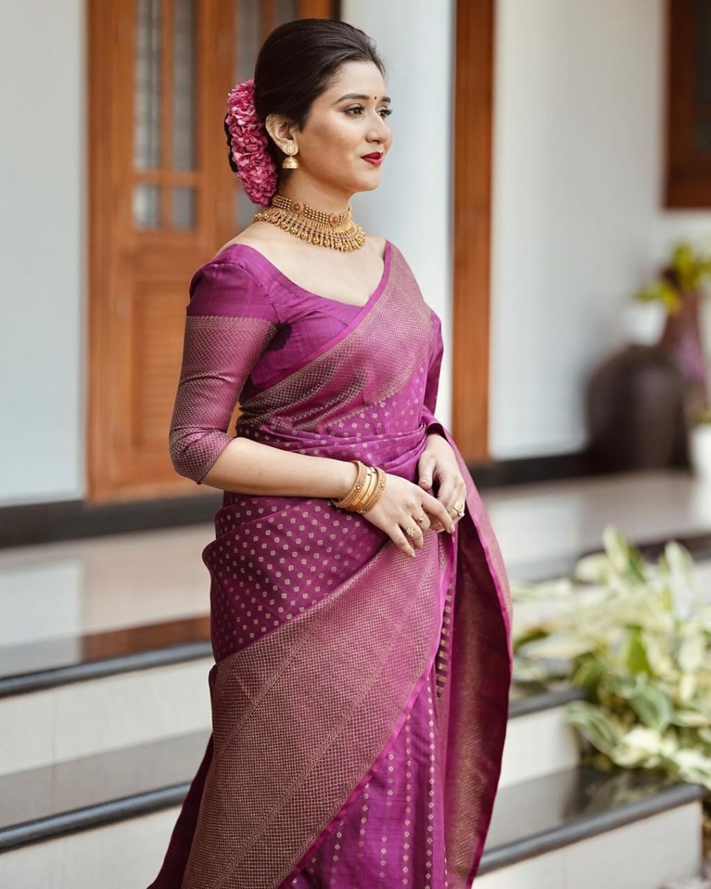 Rupali – Banarasi Soft Silk Saree