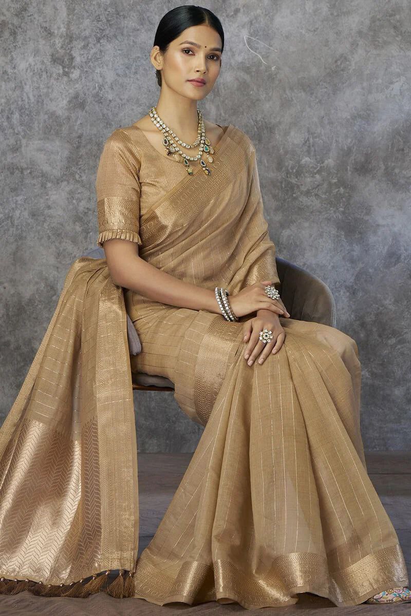 Eesha – Pure Cotton Weaving Handloom Saree