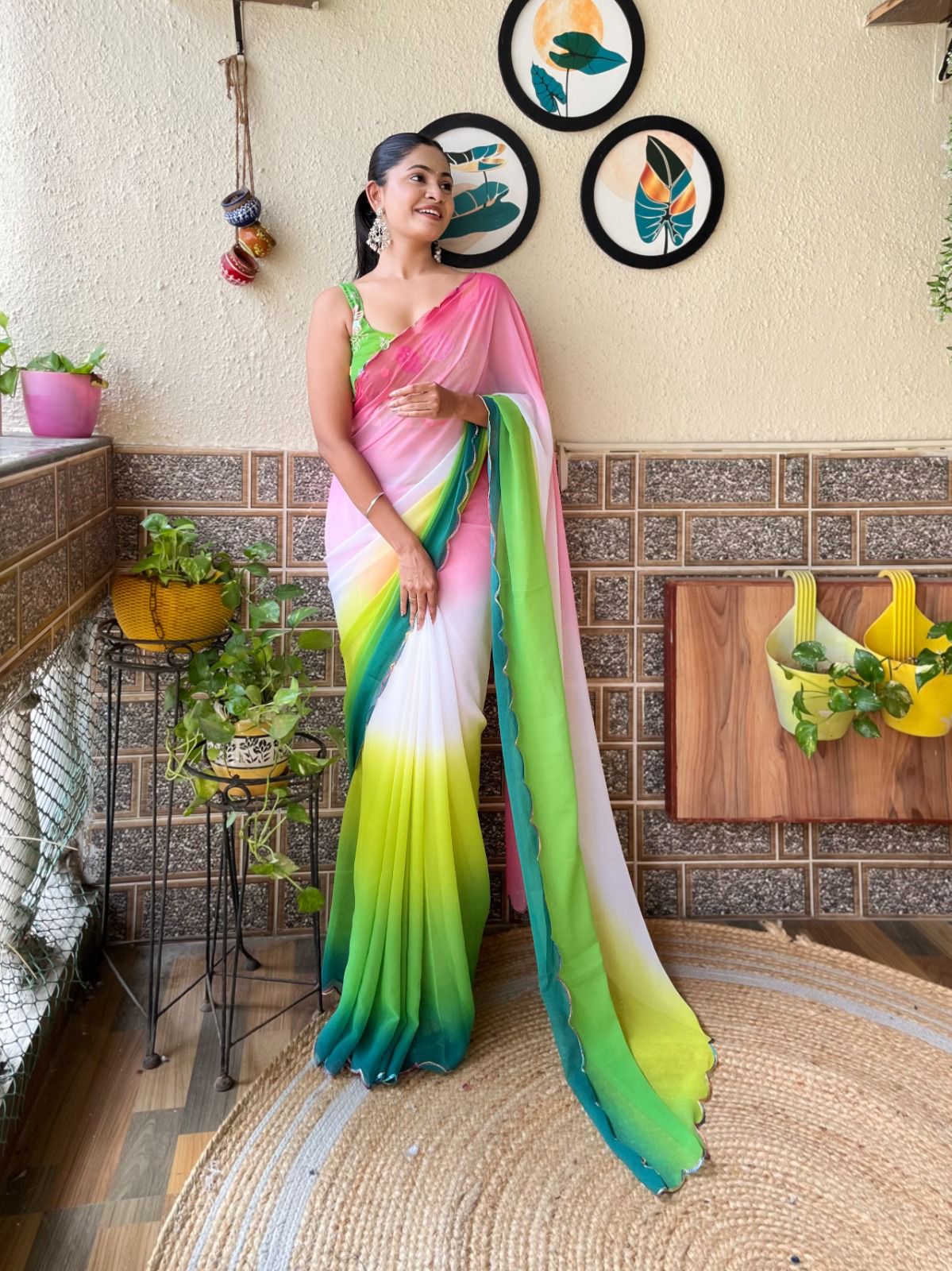 Avni – Ready-to-Wear Georgette Saree