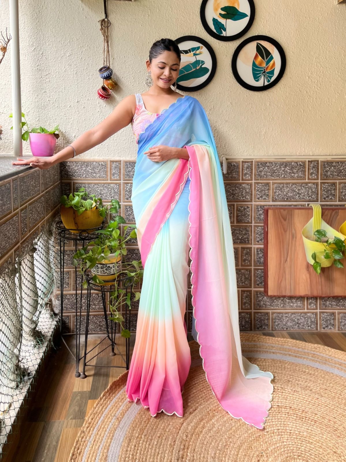 Avni – Ready-to-Wear Georgette Saree
