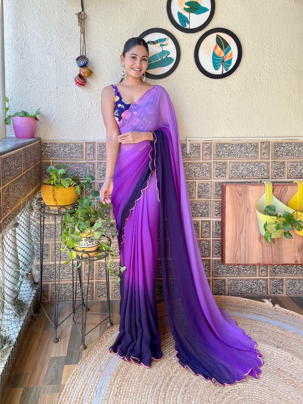 Avni – Ready-to-Wear Georgette Saree