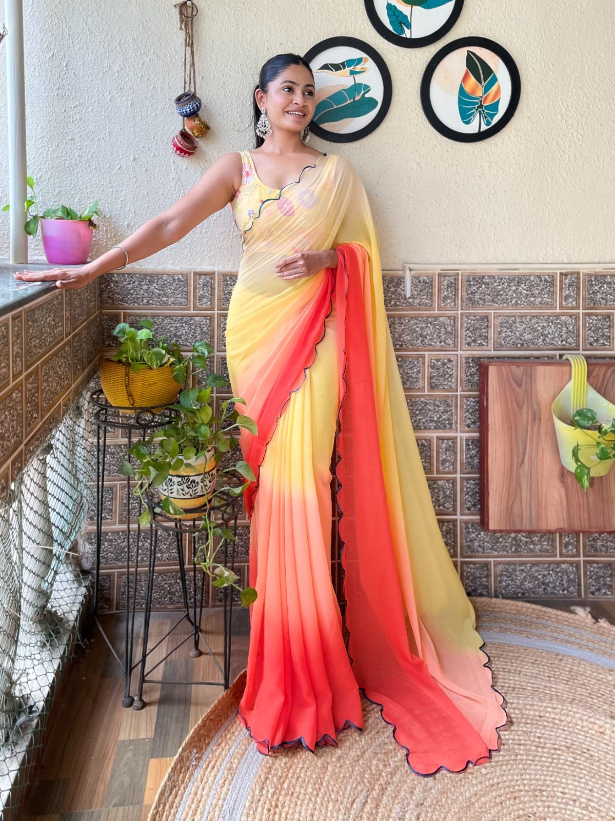 Avni – Ready-to-Wear Georgette Saree