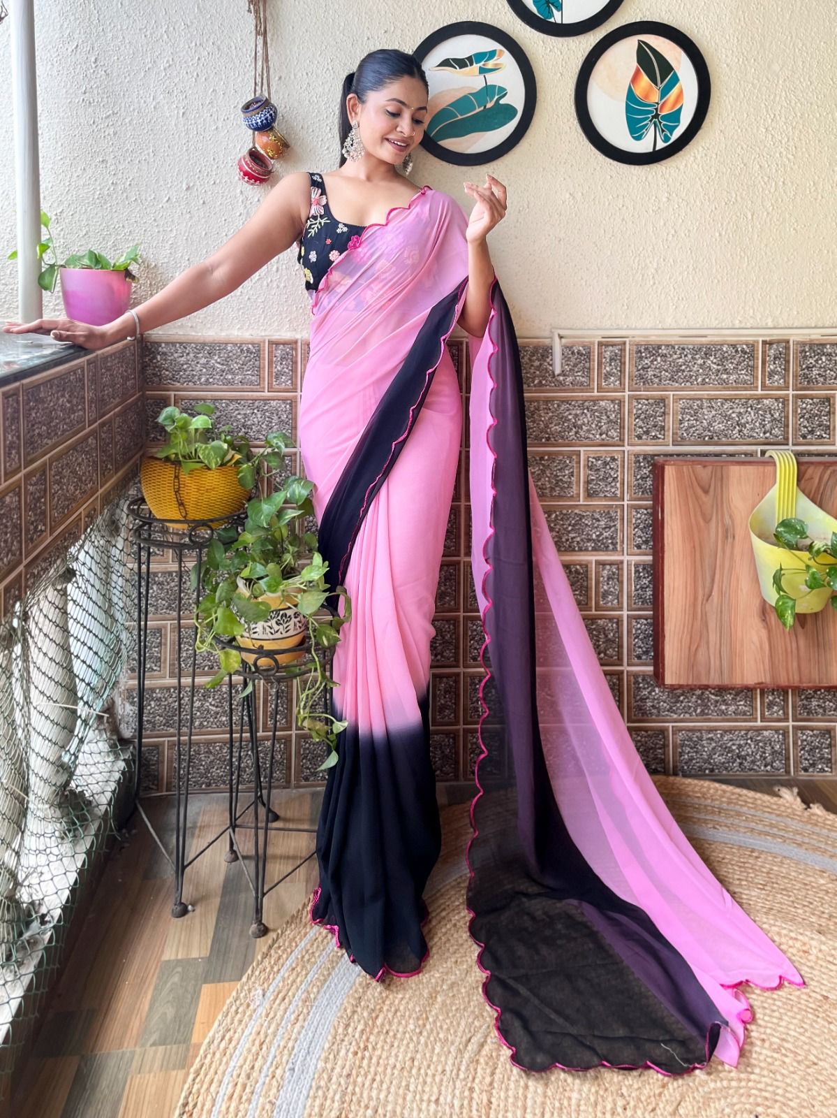 Avni – Ready-to-Wear Georgette Saree