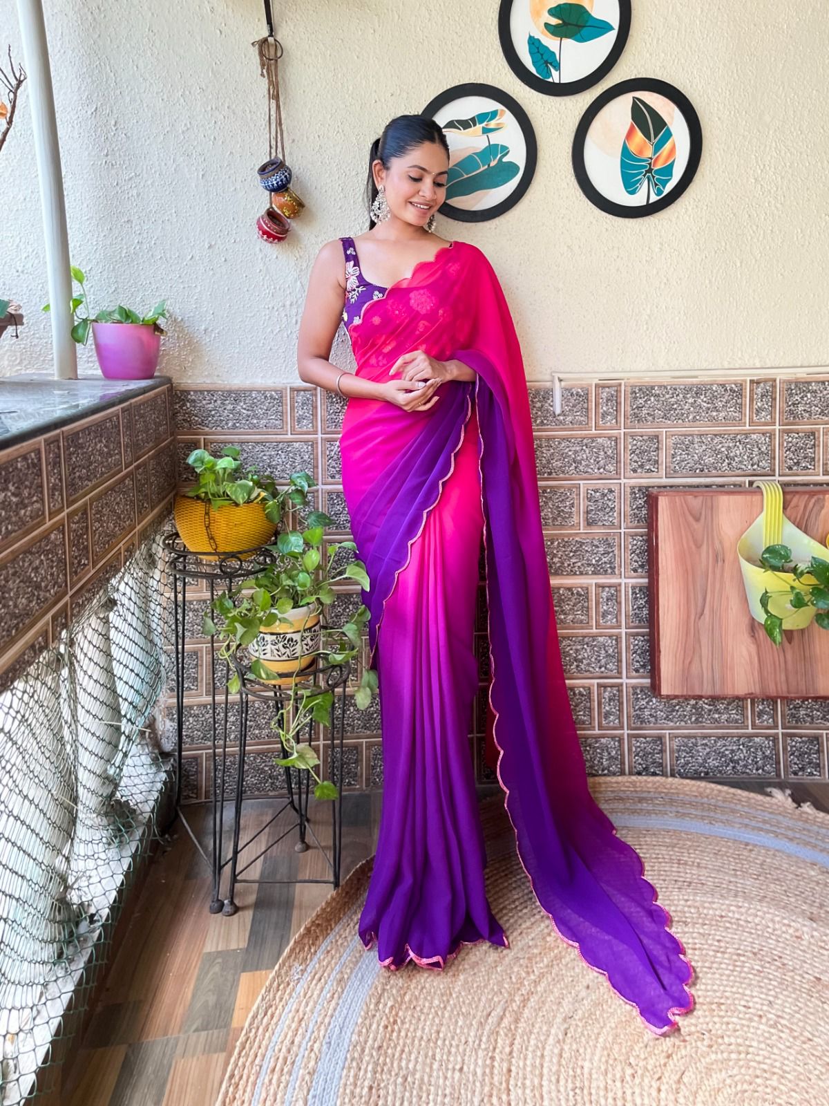 Avni – Ready-to-Wear Georgette Saree