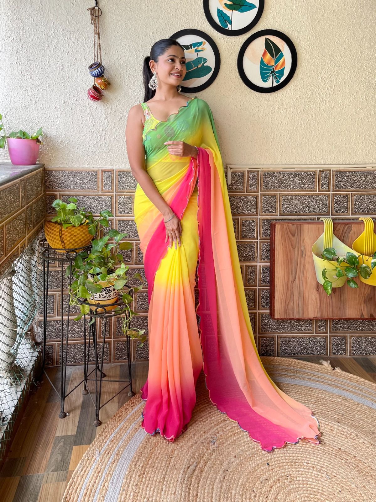 Avni – Ready-to-Wear Georgette Saree