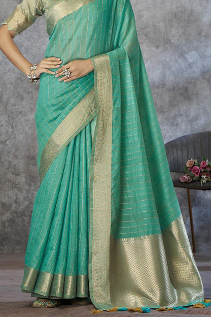 Eesha – Pure Cotton Weaving Handloom Saree