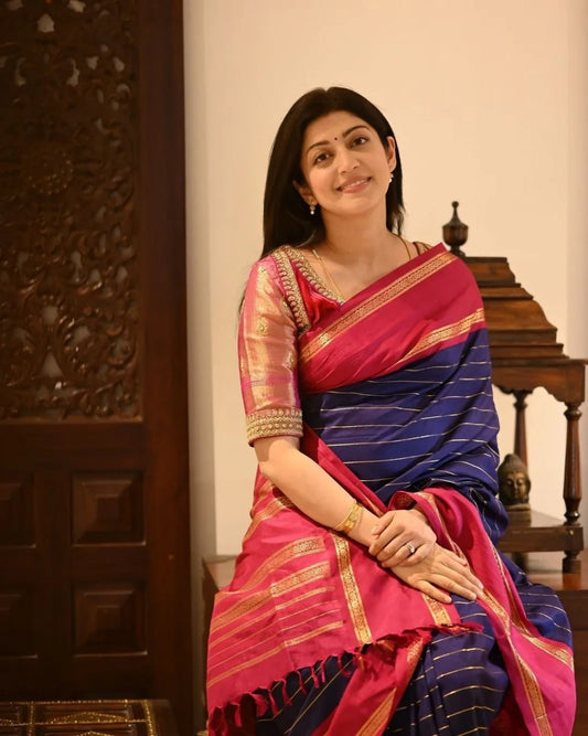 Prisha – Banarasi Soft Silk Saree