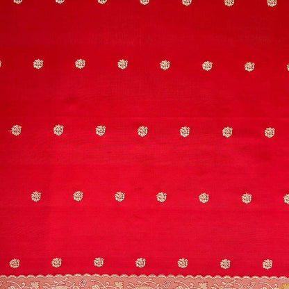 Lara Red Banarasi Silk Saree